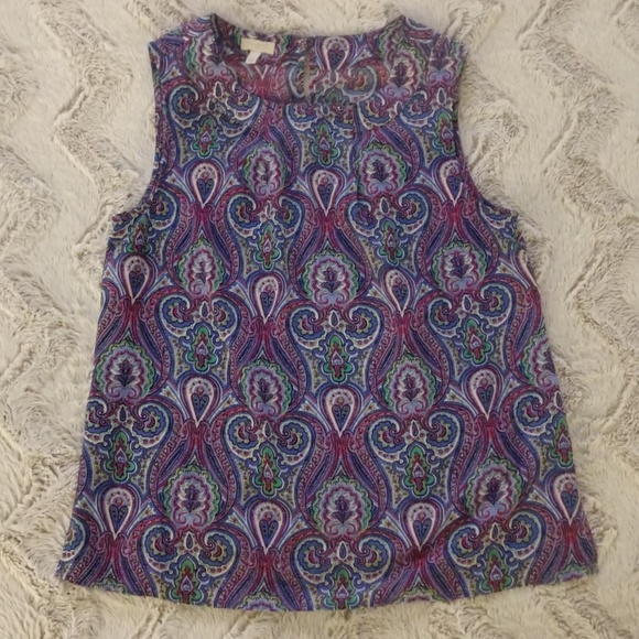 Talbots Tops - Talbots Paisley Tank